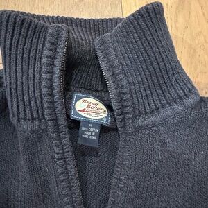 Tommy Bahama Men's Charcoal Zip-Up Sweater size M